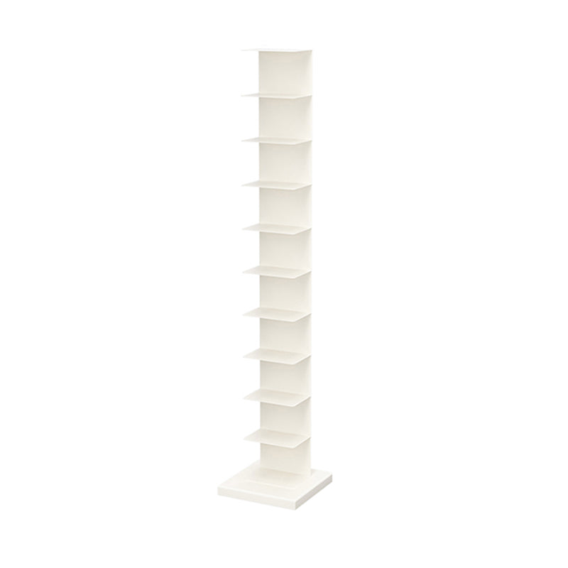 13.19"W Bookshelf Contemporary Style Invisible Bookcase for Office and Home 13.2"L x 13.2"W x 68.9"H White Clearhalo 'Bookcases' 'furn' 'furn_bookcases' 'Furniture' 'furniture_bookcases' 'Office Furniture' 5006991