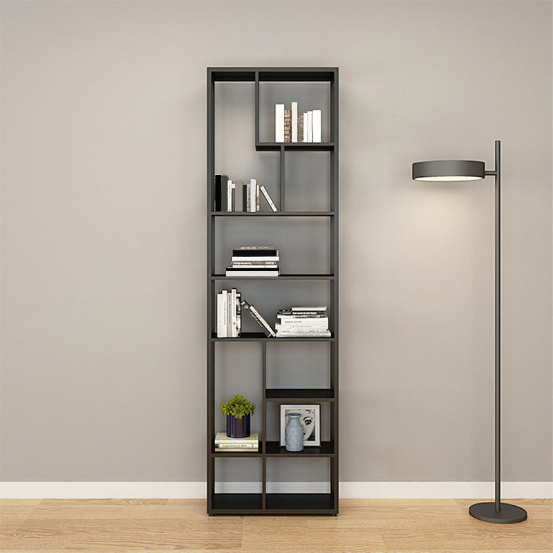 Metal Black Shelf Bookcase Contemporary Bookshelf for Home Office Clearhalo 'Bookcases' 'furn' 'furn_bookcases' 'Furniture' 'furniture_bookcases' 'Office Furniture' 5007008