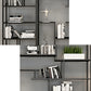 Metal Black Shelf Bookcase Contemporary Bookshelf for Home Office Clearhalo 'Bookcases' 'furn' 'furn_bookcases' 'Furniture' 'furniture_bookcases' 'Office Furniture' 5007019