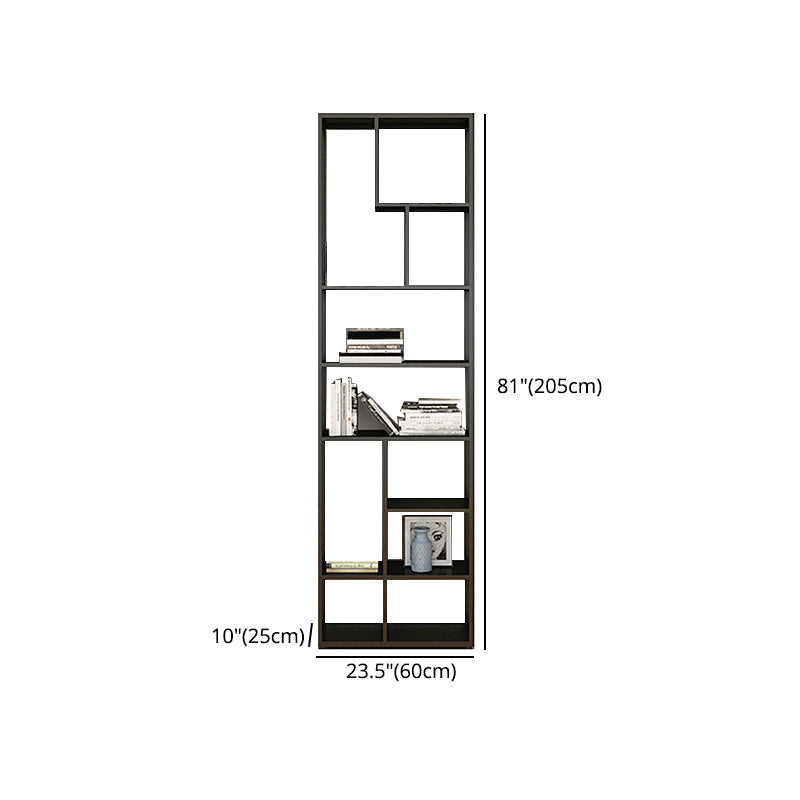 Metal Black Shelf Bookcase Contemporary Bookshelf for Home Office Clearhalo 'Bookcases' 'furn' 'furn_bookcases' 'Furniture' 'furniture_bookcases' 'Office Furniture' 5007023