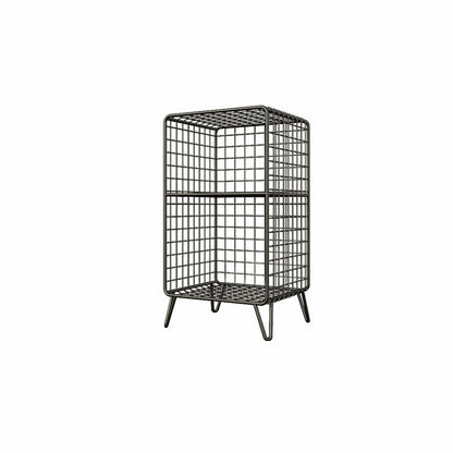 Contemporary Iron Standard Bookshelf Vertical Closed Back Bookcase for Home 14"L x 12"W x 26"H Matte Black Clearhalo 'Bookcases' 'furn' 'furn_bookcases' 'Furniture' 'furniture_bookcases' 'Office Furniture' 5007030