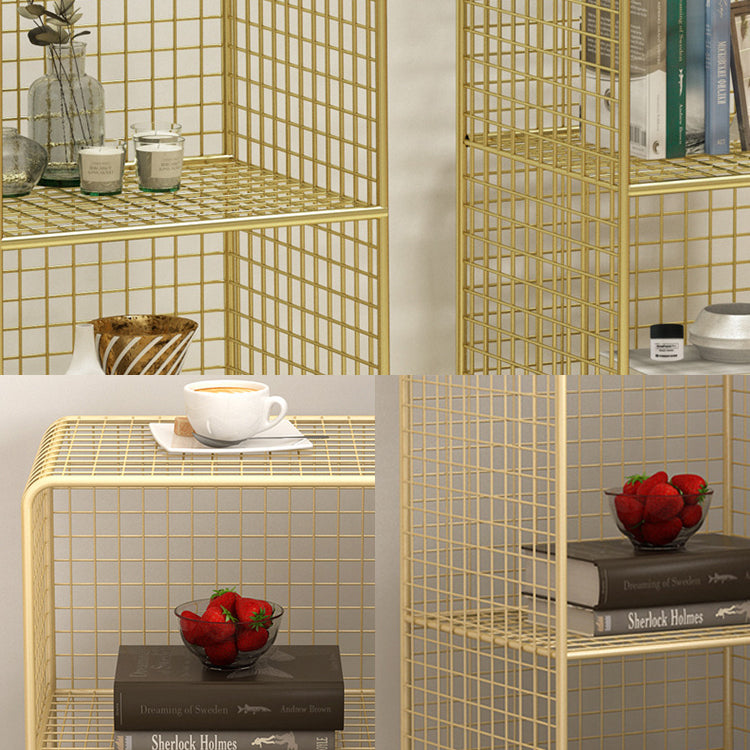 Contemporary Iron Standard Bookshelf Vertical Closed Back Bookcase for Home Clearhalo 'Bookcases' 'furn' 'furn_bookcases' 'Furniture' 'furniture_bookcases' 'Office Furniture' 5007041