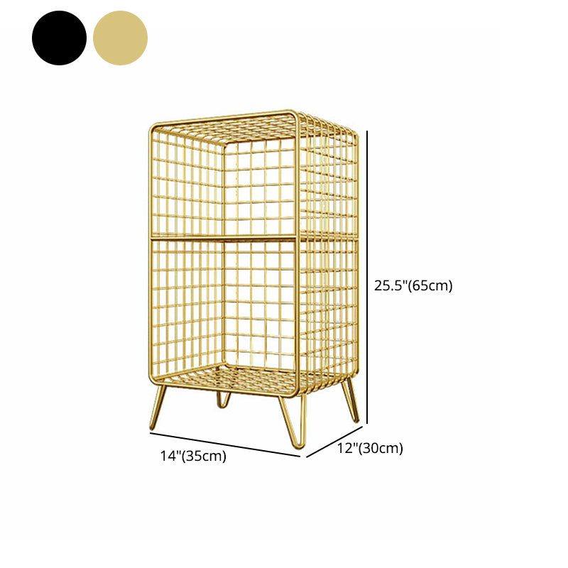 Contemporary Iron Standard Bookshelf Vertical Closed Back Bookcase for Home Clearhalo 'Bookcases' 'furn' 'furn_bookcases' 'Furniture' 'furniture_bookcases' 'Office Furniture' 5007048