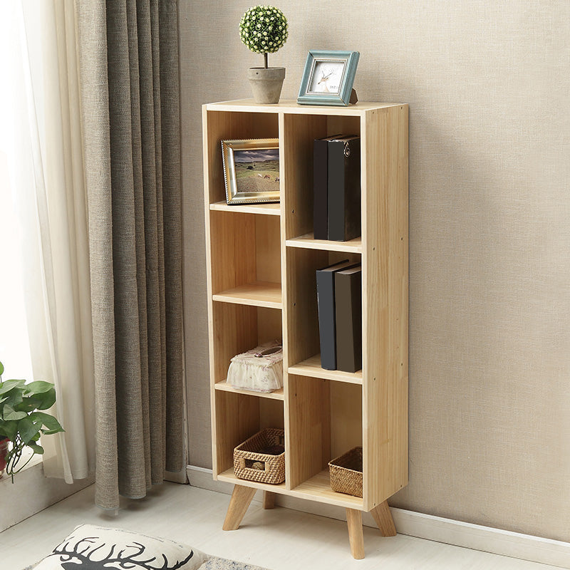 Modern Style Standard Bookcase Wooden Closed Back Bookshelf for Home Office Clearhalo 'Bookcases' 'furn' 'furn_bookcases' 'Furniture' 'furniture_bookcases' 'Office Furniture' 5007058