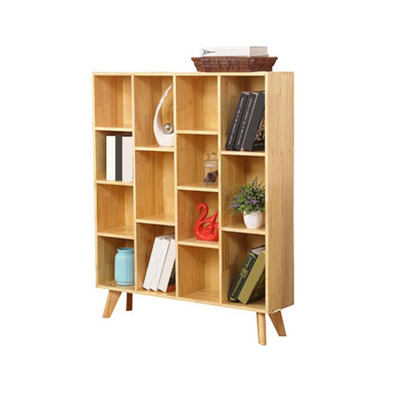 Modern Style Standard Bookcase Wooden Closed Back Bookshelf for Home Office Clearhalo 'Bookcases' 'furn' 'furn_bookcases' 'Furniture' 'furniture_bookcases' 'Office Furniture' 5007059