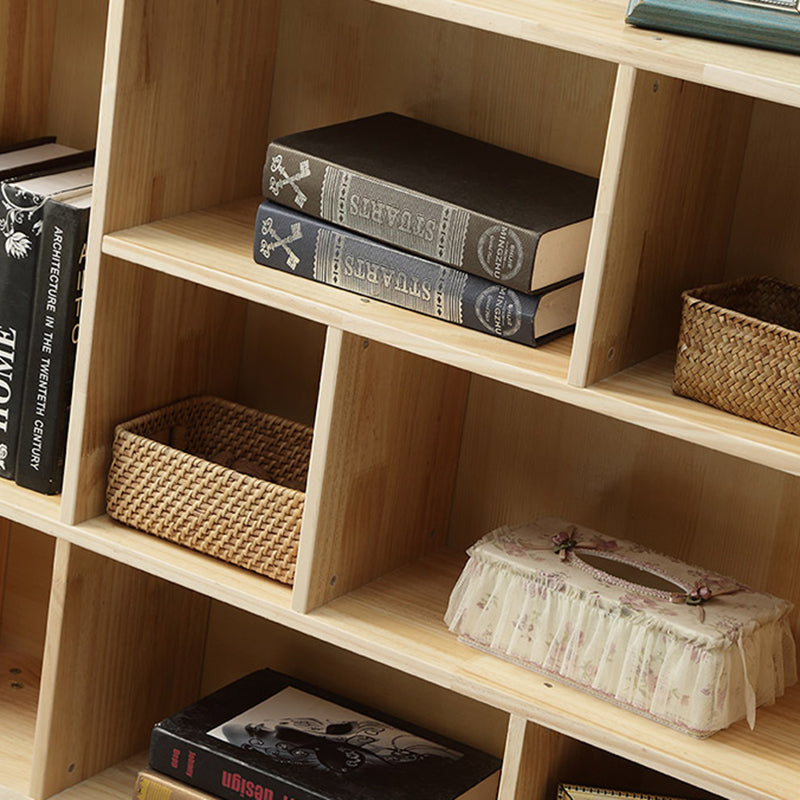 Modern Style Standard Bookcase Wooden Closed Back Bookshelf for Home Office Clearhalo 'Bookcases' 'furn' 'furn_bookcases' 'Furniture' 'furniture_bookcases' 'Office Furniture' 5007063