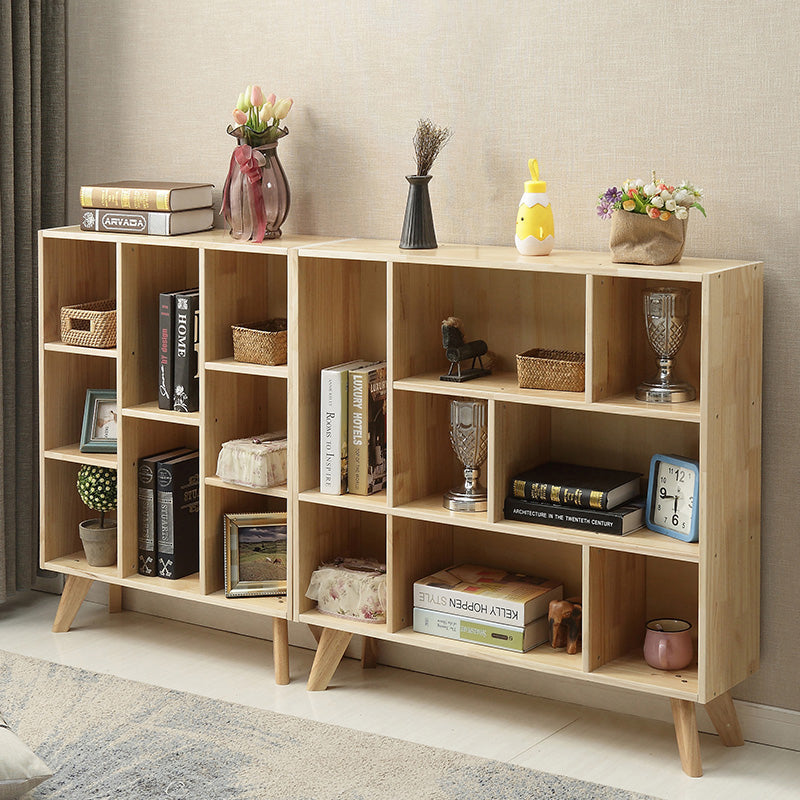 Modern Style Standard Bookcase Wooden Closed Back Bookshelf for Home Office Clearhalo 'Bookcases' 'furn' 'furn_bookcases' 'Furniture' 'furniture_bookcases' 'Office Furniture' 5007064