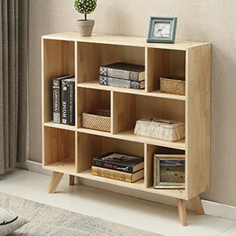Modern Style Standard Bookcase Wooden Closed Back Bookshelf for Home Office Clearhalo 'Bookcases' 'furn' 'furn_bookcases' 'Furniture' 'furniture_bookcases' 'Office Furniture' 5007066