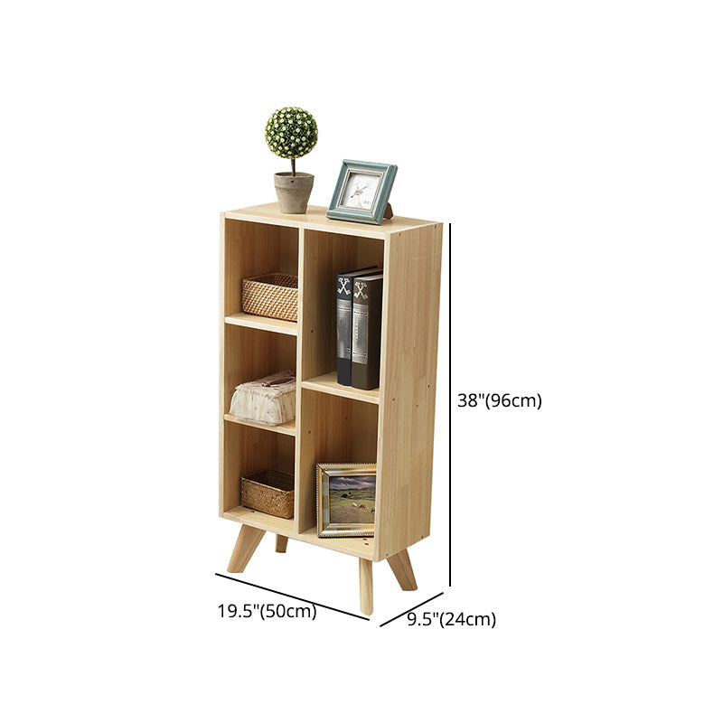 Modern Style Standard Bookcase Wooden Closed Back Bookshelf for Home Office Clearhalo 'Bookcases' 'furn' 'furn_bookcases' 'Furniture' 'furniture_bookcases' 'Office Furniture' 5007070