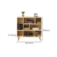 Modern Style Standard Bookcase Wooden Closed Back Bookshelf for Home Office Clearhalo 'Bookcases' 'furn' 'furn_bookcases' 'Furniture' 'furniture_bookcases' 'Office Furniture' 5007071