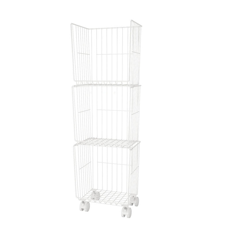 Industrial Iron Closed Back Bookshelf Black and White Bookcase for Home 12.4"L x 9.4"W x 40.4"H White Clearhalo 'Bookcases' 'furn' 'furn_bookcases' 'Furniture' 'furniture_bookcases' 'Office Furniture' 5007082