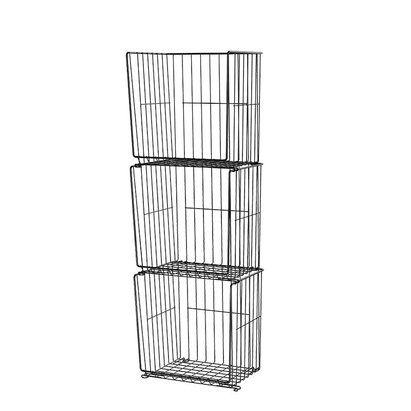 Industrial Iron Closed Back Bookshelf Black and White Bookcase for Home 12.4"L x 9.4"W x 37.2"H Black Clearhalo 'Bookcases' 'furn' 'furn_bookcases' 'Furniture' 'furniture_bookcases' 'Office Furniture' 5007094