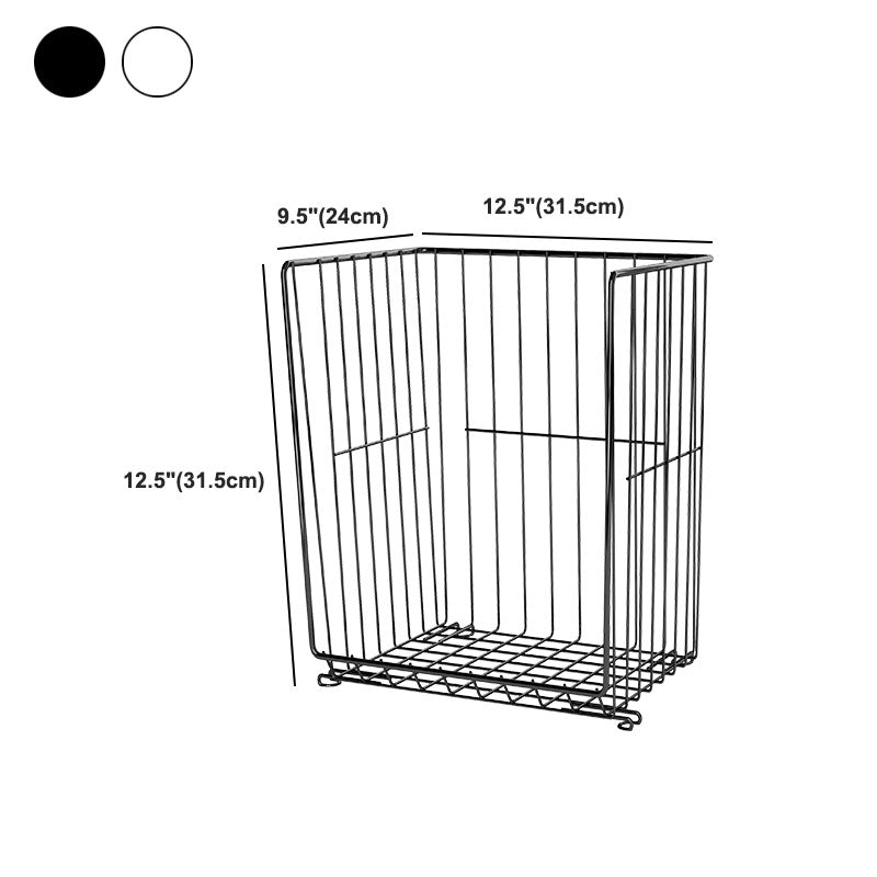 Industrial Iron Closed Back Bookshelf Black and White Bookcase for Home Clearhalo 'Bookcases' 'furn' 'furn_bookcases' 'Furniture' 'furniture_bookcases' 'Office Furniture' 5007101