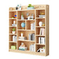 Scandinavian Natural Standard Bookshelf Pine Wood Vertical Bookcase Clearhalo 'Bookcases' 'furn' 'furn_bookcases' 'Furniture' 'furniture_bookcases' 'Office Furniture' 5007117