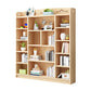 Scandinavian Natural Standard Bookshelf Pine Wood Vertical Bookcase Clearhalo 'Bookcases' 'furn' 'furn_bookcases' 'Furniture' 'furniture_bookcases' 'Office Furniture' 5007118