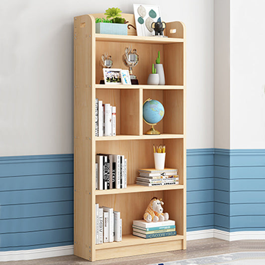 Scandinavian Natural Standard Bookshelf Pine Wood Vertical Bookcase Clearhalo 'Bookcases' 'furn' 'furn_bookcases' 'Furniture' 'furniture_bookcases' 'Office Furniture' 5007123
