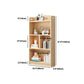 Scandinavian Natural Standard Bookshelf Pine Wood Vertical Bookcase Clearhalo 'Bookcases' 'furn' 'furn_bookcases' 'Furniture' 'furniture_bookcases' 'Office Furniture' 5007125