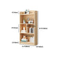 Scandinavian Natural Standard Bookshelf Pine Wood Vertical Bookcase Clearhalo 'Bookcases' 'furn' 'furn_bookcases' 'Furniture' 'furniture_bookcases' 'Office Furniture' 5007126