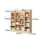 Scandinavian Natural Standard Bookshelf Pine Wood Vertical Bookcase Clearhalo 'Bookcases' 'furn' 'furn_bookcases' 'Furniture' 'furniture_bookcases' 'Office Furniture' 5007132