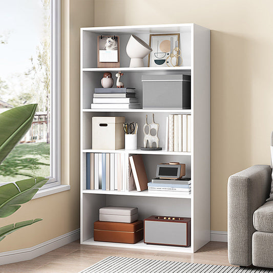 Closed Back Bookcase Engineered Wood Bookshelf for Home Office Study Room Clearhalo 'Bookcases' 'furn' 'furn_bookcases' 'Furniture' 'furniture_bookcases' 'Office Furniture' 5007145