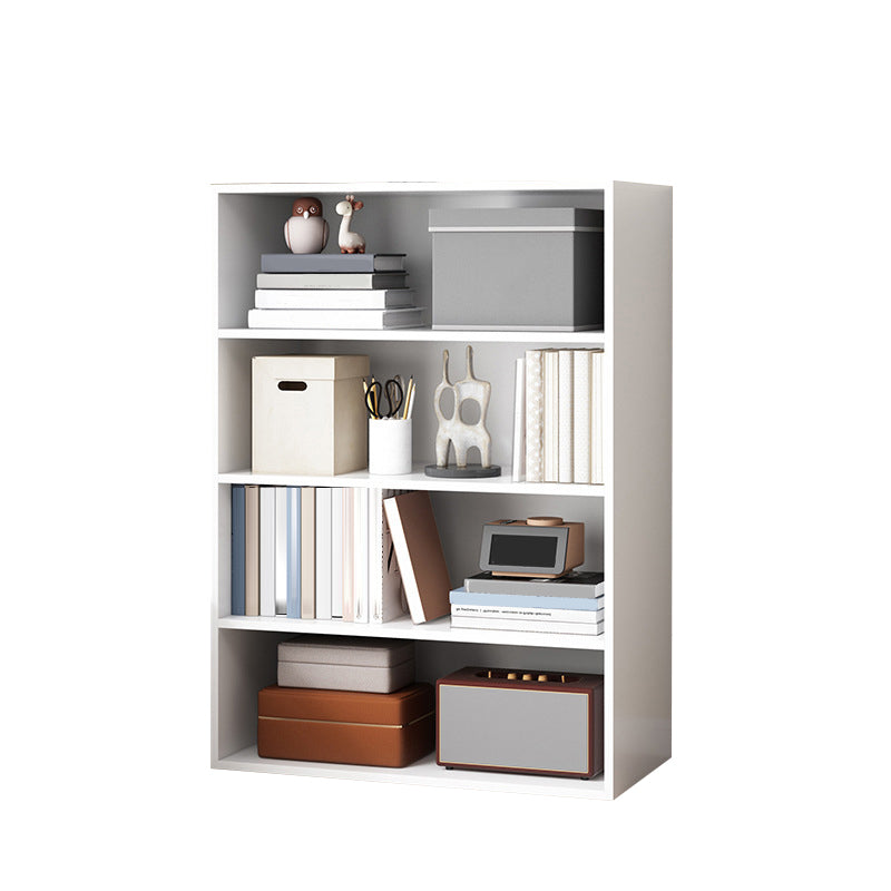 Closed Back Bookcase Engineered Wood Bookshelf for Home Office Study Room 23.6"L x 9.4"W x 41.7"H White Clearhalo 'Bookcases' 'furn' 'furn_bookcases' 'Furniture' 'furniture_bookcases' 'Office Furniture' 5007147