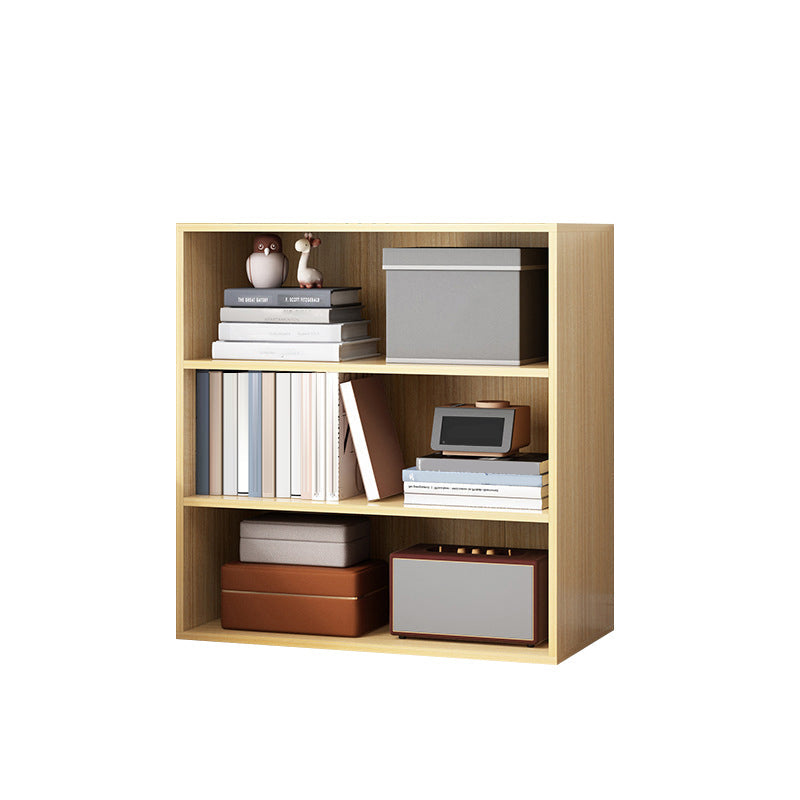 Closed Back Bookcase Engineered Wood Bookshelf for Home Office Study Room 23.6"L x 9.4"W x 31.5"H Natural Clearhalo 'Bookcases' 'furn' 'furn_bookcases' 'Furniture' 'furniture_bookcases' 'Office Furniture' 5007151