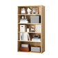 Closed Back Bookcase Engineered Wood Bookshelf for Home Office Study Room 23.6"L x 9.4"W x 52"H Natural Clearhalo 'Bookcases' 'furn' 'furn_bookcases' 'Furniture' 'furniture_bookcases' 'Office Furniture' 5007155
