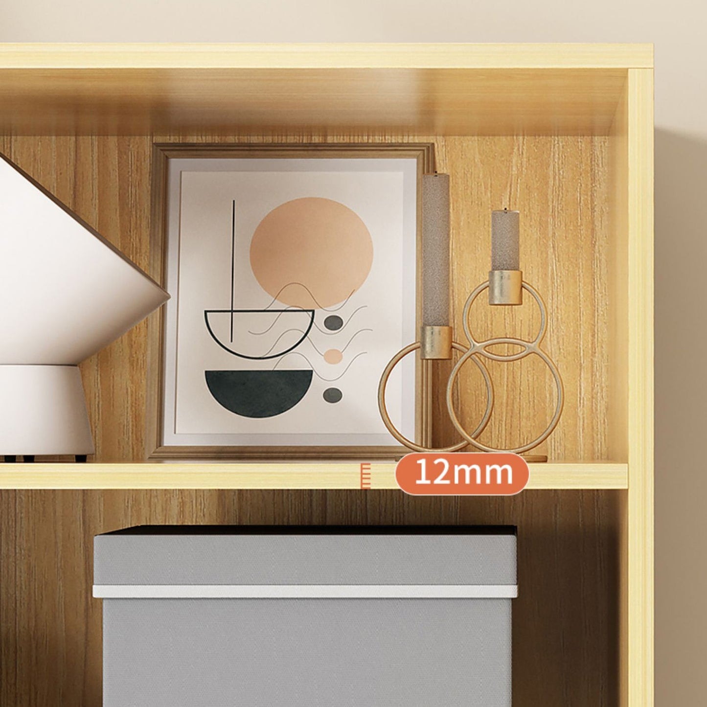 Closed Back Bookcase Engineered Wood Bookshelf for Home Office Study Room Clearhalo 'Bookcases' 'furn' 'furn_bookcases' 'Furniture' 'furniture_bookcases' 'Office Furniture' 5007156