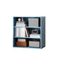 Closed Back Bookcase Engineered Wood Bookshelf for Home Office Study Room 23.6"L x 9.4"W x 31.5"H Blue Clearhalo 'Bookcases' 'furn' 'furn_bookcases' 'Furniture' 'furniture_bookcases' 'Office Furniture' 5007157