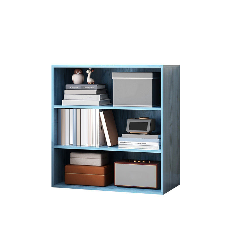 Closed Back Bookcase Engineered Wood Bookshelf for Home Office Study Room 23.6"L x 9.4"W x 31.5"H Blue Clearhalo 'Bookcases' 'furn' 'furn_bookcases' 'Furniture' 'furniture_bookcases' 'Office Furniture' 5007157