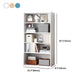 Closed Back Bookcase Engineered Wood Bookshelf for Home Office Study Room Clearhalo 'Bookcases' 'furn' 'furn_bookcases' 'Furniture' 'furniture_bookcases' 'Office Furniture' 5007168