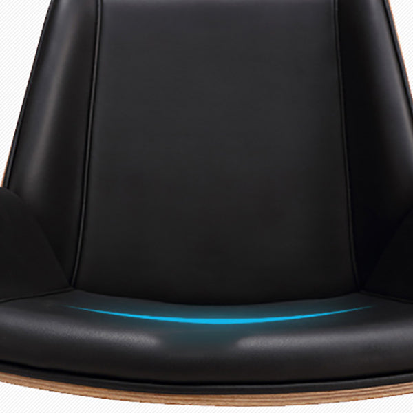 High Back Executive Chair Faux Leather Height-adjustable Office Chair with Headrest Clearhalo 'furn' 'furn_office_chair' 'Furniture' 'furniture_office_chair' 'Office Chairs' 'Office Furniture' 'office_chair' 5009898