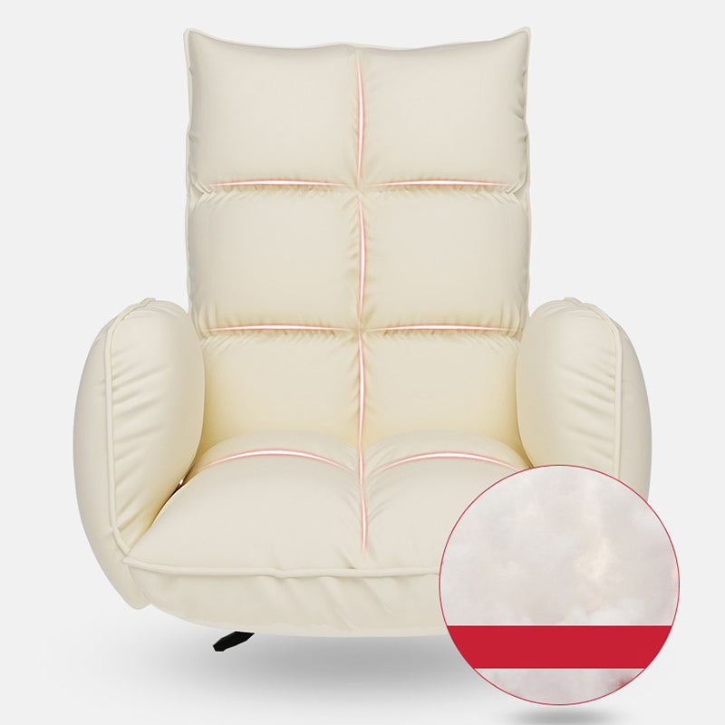 Swivel Desk Chair with Padded Arms Chrome Metal Frame Modern Computer Chair with Wheels Clearhalo 'furn' 'furn_office_chair' 'Furniture' 'furniture_office_chair' 'Office Chairs' 'Office Furniture' 'office_chair' 5009949