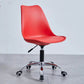 Contemporary Armless Office Chair Plastic Computer Desk Chair Red Steel Clearhalo 'Furniture' 'furniture_office_chair' 'Office Chairs' 'Office Furniture' 'office_chair' 5009957