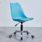 Contemporary Armless Office Chair Plastic Computer Desk Chair Blue Steel Clearhalo 'Furniture' 'furniture_office_chair' 'Office Chairs' 'Office Furniture' 'office_chair' 5009958