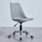 Contemporary Armless Office Chair Plastic Computer Desk Chair Grey Steel Clearhalo 'Furniture' 'furniture_office_chair' 'Office Chairs' 'Office Furniture' 'office_chair' 5009966