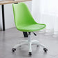 Contemporary Armless Office Chair Plastic Computer Desk Chair Green Nylon Clearhalo 'Furniture' 'furniture_office_chair' 'Office Chairs' 'Office Furniture' 'office_chair' 5009981