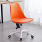 Contemporary Armless Office Chair Plastic Computer Desk Chair Orange Nylon Clearhalo 'Furniture' 'furniture_office_chair' 'Office Chairs' 'Office Furniture' 'office_chair' 5009986
