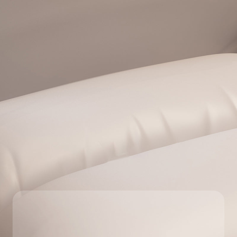 High Back Swivel Office Chair with Wheels White Frame Modern Ergonomic Task Chair Clearhalo 'furn' 'furn_office_chair' 'Furniture' 'furniture_office_chair' 'Office Chairs' 'Office Furniture' 'office_chair' 5010001