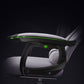 Black Nylon Frame Modern Computer Desk Chair with Wheels High Back Task Chair with Arms Clearhalo 'Furniture' 'furniture_office_chair' 'Office Chairs' 'Office Furniture' 'office_chair' 5010039