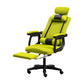 Black Nylon Frame Modern Computer Desk Chair with Wheels High Back Task Chair with Arms Green 1 Piece With Footrest Clearhalo 'Furniture' 'furniture_office_chair' 'Office Chairs' 'Office Furniture' 'office_chair' 5010040