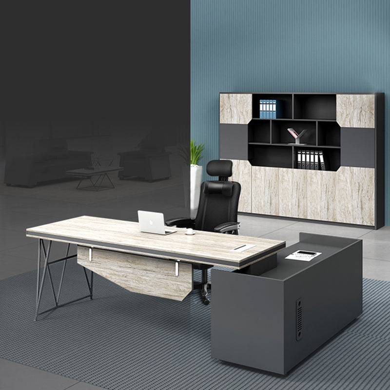 Black Nylon Frame Modern Computer Desk Chair with Wheels High Back Task Chair with Arms Clearhalo 'Furniture' 'furniture_office_chair' 'Office Chairs' 'Office Furniture' 'office_chair' 5010046