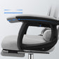 Black Nylon Frame Modern Computer Desk Chair with Wheels High Back Task Chair with Arms Clearhalo 'Furniture' 'furniture_office_chair' 'Office Chairs' 'Office Furniture' 'office_chair' 5010050