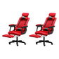 Black Nylon Frame Modern Computer Desk Chair with Wheels High Back Task Chair with Arms Red Set of 2 With Footrest Clearhalo 'Furniture' 'furniture_office_chair' 'Office Chairs' 'Office Furniture' 'office_chair' 5010057
