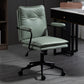 Black Frame Modern Office Chair Swivel Computer Desk Chair with Padded Arms Green Clearhalo 'Furniture' 'furniture_office_chair' 'Office Chairs' 'Office Furniture' 'office_chair' 5010078
