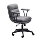 Black Nylon Base Contemporary Office Chair Swivel Computer Desk Chair Clearhalo 'Furniture' 'furniture_office_chair' 'Office Chairs' 'Office Furniture' 'office_chair' 5010174