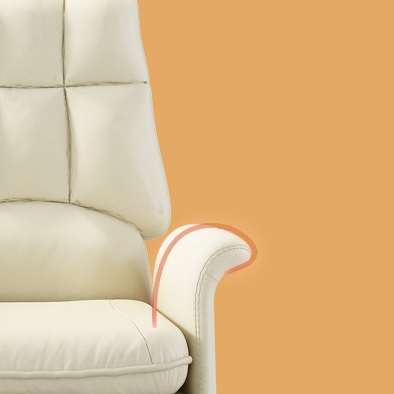 Chrome Steel Frame Modern Task Chair with Padded Arms High Back Computer Desk Chair Clearhalo 'furn' 'furn_office_chair' 'Furniture' 'furniture_office_chair' 'Office Chairs' 'Office Furniture' 'office_chair' 5010228