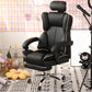 Silver Metal Modern Conference Chair and High Back Conference Chair Black With Footrest Clearhalo 'furn' 'furn_office_chair' 'Furniture' 'furniture_office_chair' 'Office Chairs' 'Office Furniture' 'office_chair' 5010260