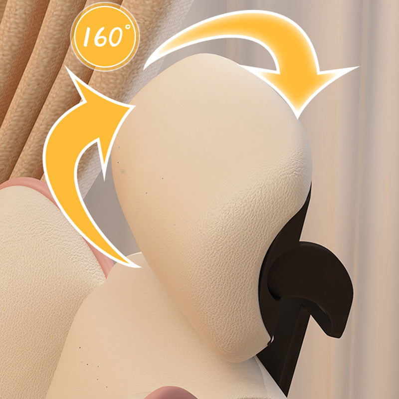 Silver Metal Modern Conference Chair High Back Leather Desk Chair Clearhalo 'furn' 'furn_office_chair' 'Furniture' 'furniture_office_chair' 'Office Chairs' 'Office Furniture' 'office_chair' 5010272