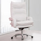 Silver Metal Modern Conference Chair with High Back Leather Conference Chair White Clearhalo 'furn' 'furn_office_chair' 'Furniture' 'furniture_office_chair' 'Office Chairs' 'Office Furniture' 'office_chair' 5010293